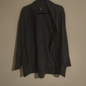 Eddie Bauer Charcoal Knit Cardigan